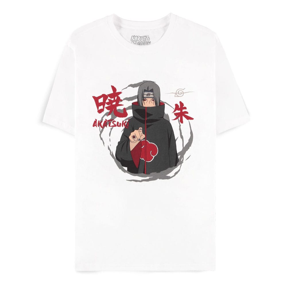 Naruto Shippuden T-Shirt Itachi Uchiha White Size XXL 8718526190717