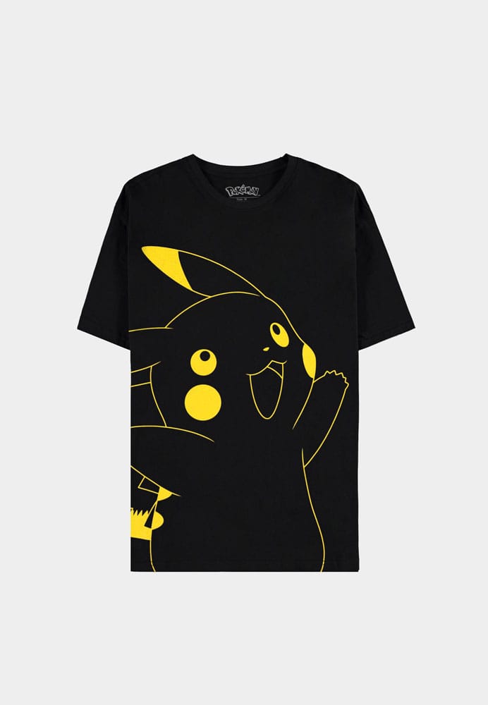 Pokemon T-Shirt Pikachu Outline Size L 8718526398366