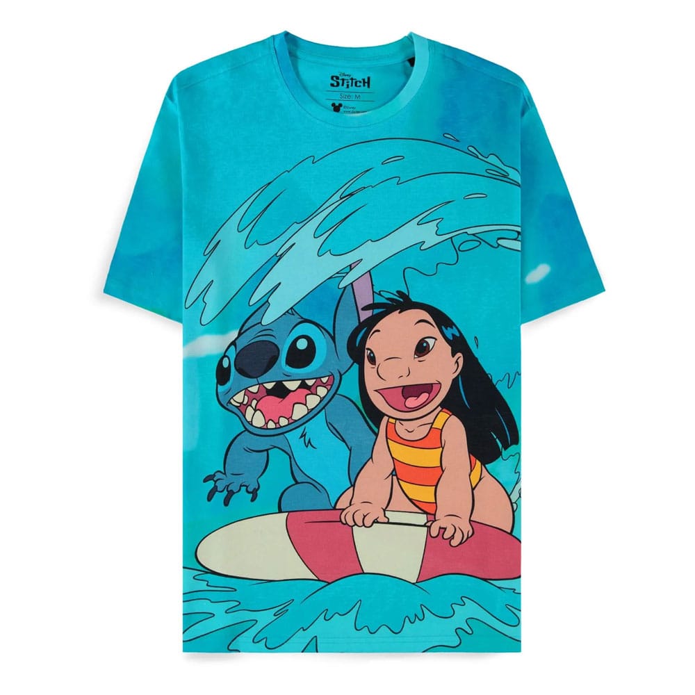 Lilo & Stitch T-Shirt Surf Together Size S 8718526677904