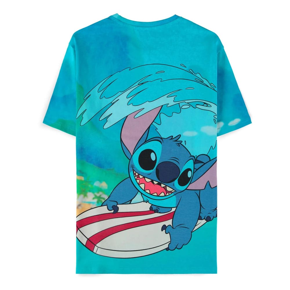 Lilo & Stitch T-Shirt Surf Together Size S 8718526677904