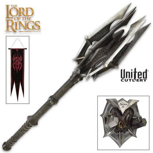 Lord of the Rings Replica 1/1 Mace of Sauron with One Ring 0760729295001