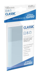 Ultimate Guard Classic Soft Sleeves Japanese Size Transparent (100) - Amuzzi