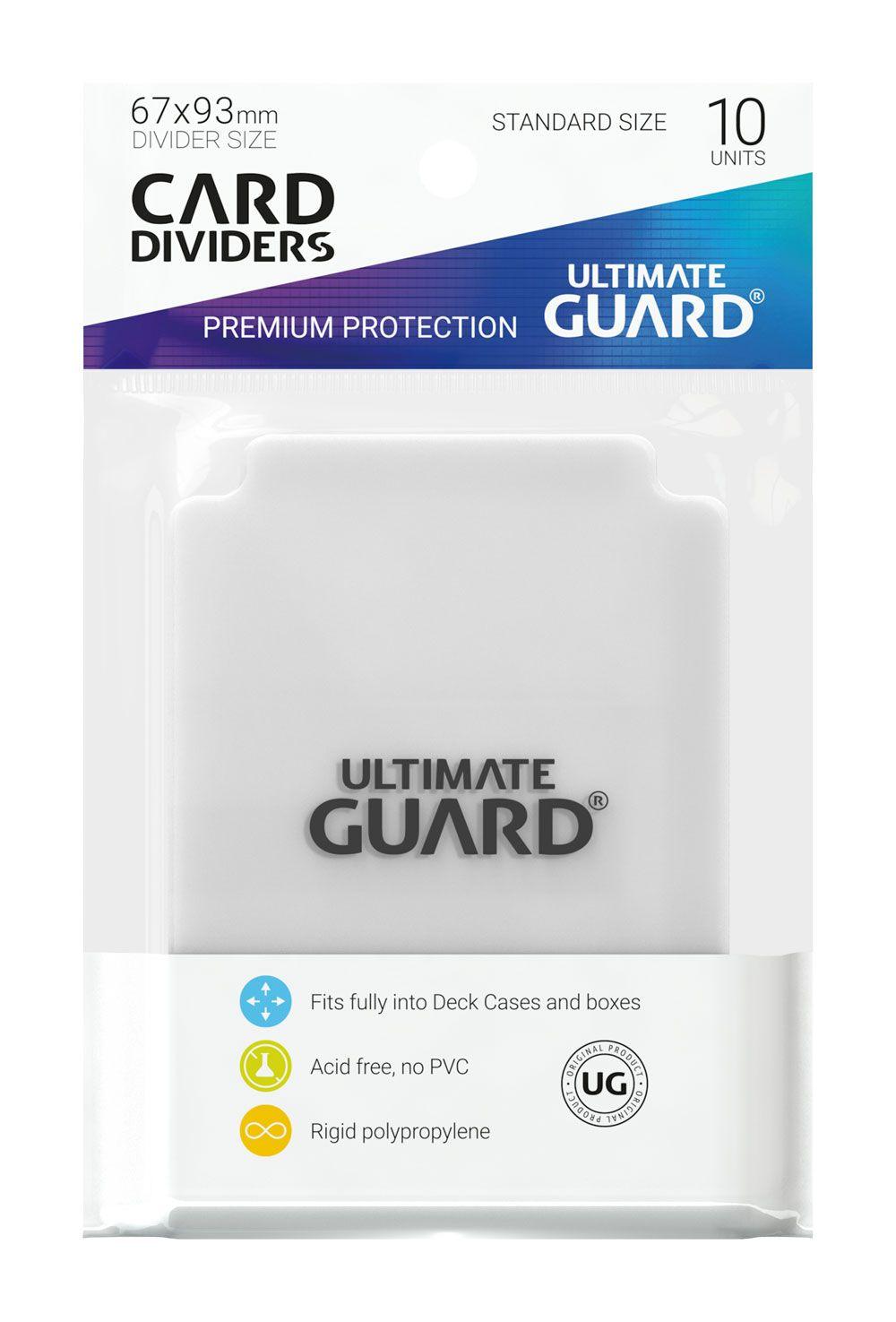 Ultimate Guard Card Dividers Standard Size Transparent (10) - Amuzzi