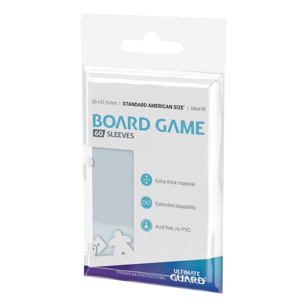 Ultimate Guard Board Game Sleeves (60) - Standard American 4260250075241