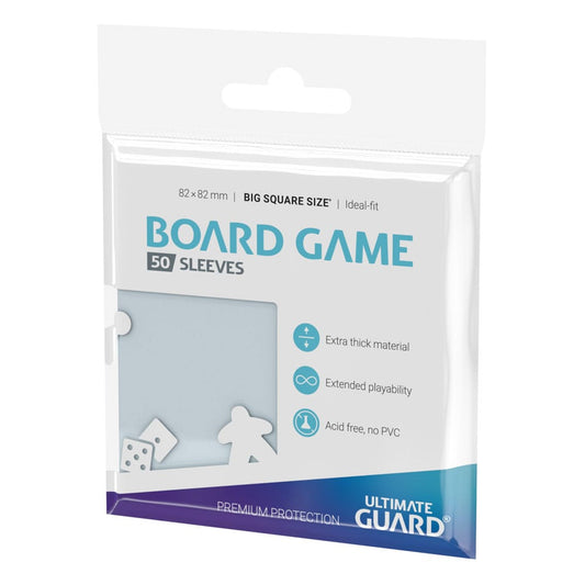 Ultimate Guard Premium Soft Sleeves for Board Game Cards Big Square (50) 4260250075333