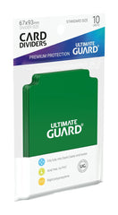 Ultimate Guard Card Dividers Standard Size (10) - Green 4260250077344