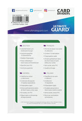 Ultimate Guard Card Dividers Standard Size (10) - Green 4260250077344