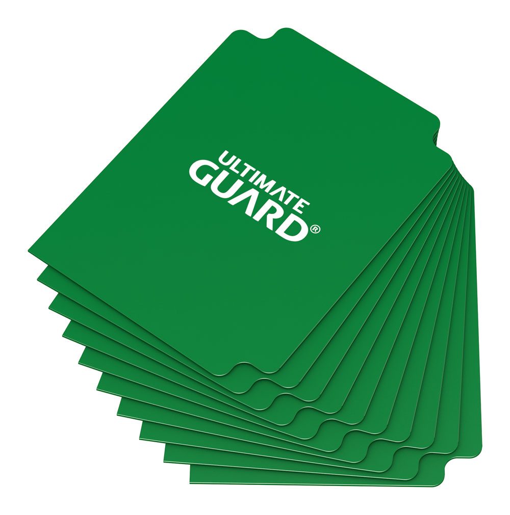 Ultimate Guard Card Dividers Standard Size (10) - Green 4260250077344