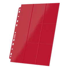 Ultimate Guard 18-Pocket Pages Side-Loading (10) - Red 4260250078396