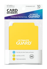 Ultimate Guard Card Dividers Standard Size (10) - Yellow 4260250078884