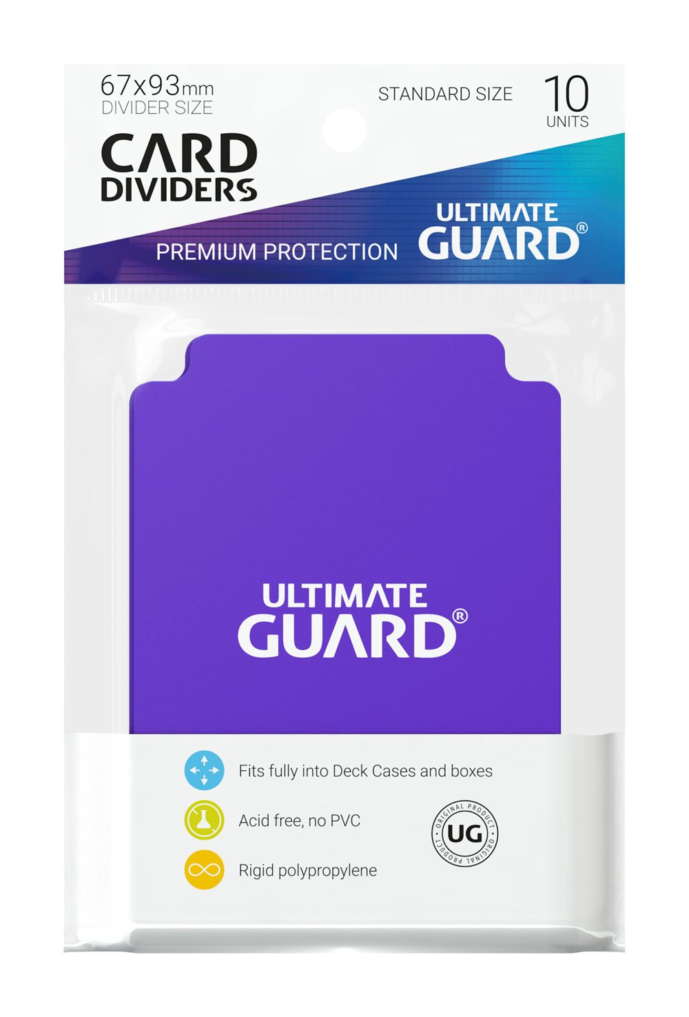 Ultimate Guard Card Dividers Standard Size (10) - Purple 4260250078914