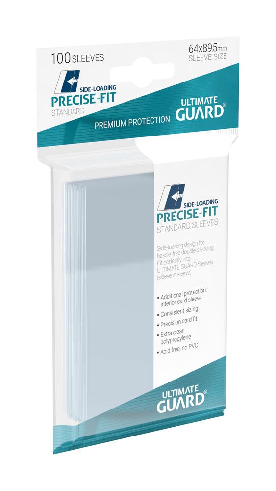 Ultimate Guard Precise-Fit Sleeves Standard Size (100) - Side-Loading 4056133001076