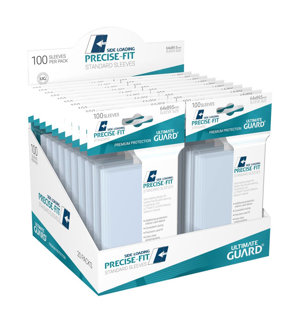 Ultimate Guard Precise-Fit Sleeves Standard Size (100) - Side-Loading 4056133001076