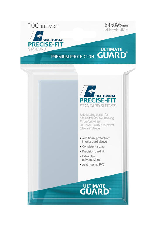 Ultimate Guard Precise-Fit Sleeves Standard Size (100) - Side-Loading 4056133001076