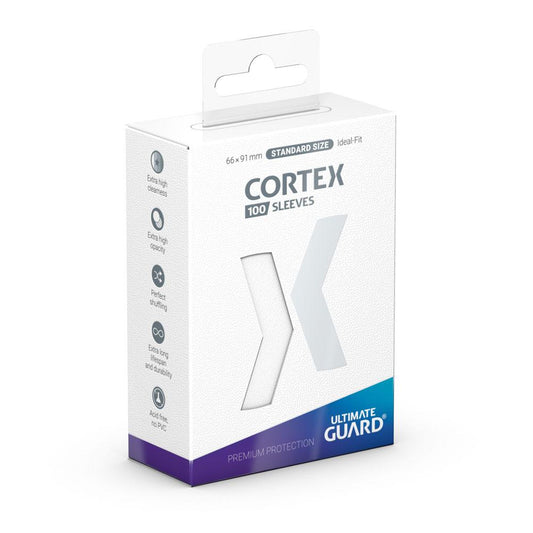 Ultimate Guard Cortex Sleeves Standard Size (100) - White 4056133018289