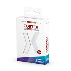 Ultimate Guard Cortex Sleeves Matte Japanese Size (60) - White 4056133018883