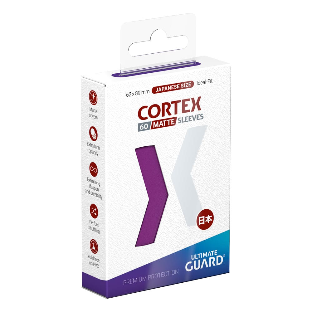 Ultimate Guard Cortex Sleeves Matte Japanese Size (60) - Purple 4056133019033