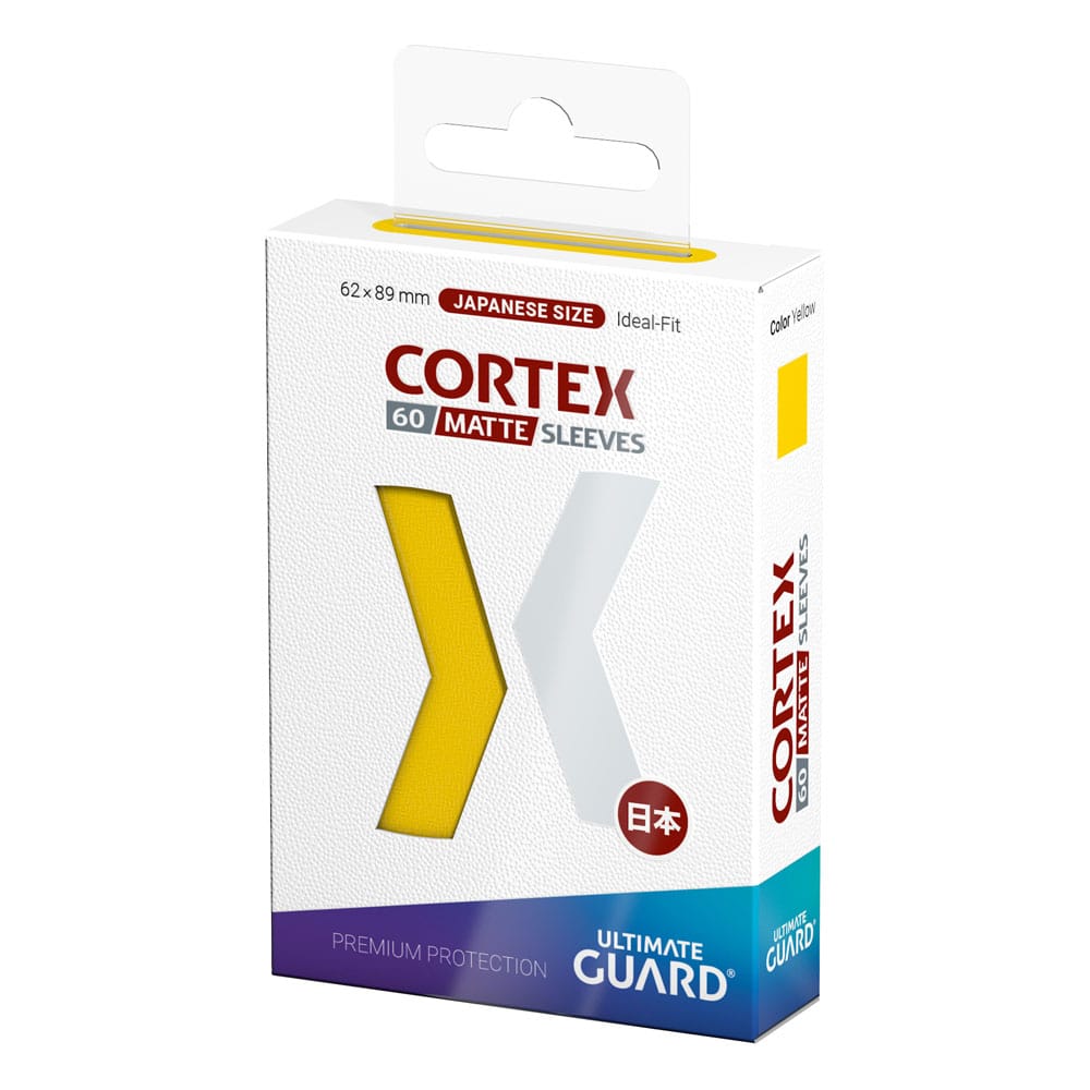 Ultimate Guard Cortex Sleeves Matte Japanese Size (60) - Yellow 4056133019095