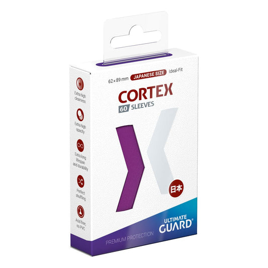 Ultimate Guard Cortex Sleeves Japanese Size (60) - Purple 4056133019330