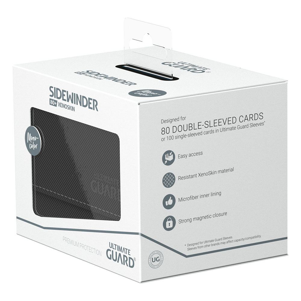 Ultimate Guard Sidewinder 80+ Xenoskin - Black 4056133021227