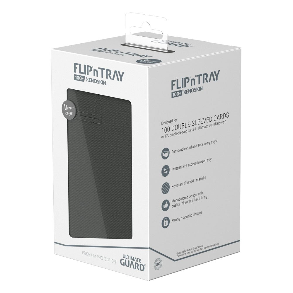 Ultimate Guard Flip'n'Tray 100+ Xenoskin - Grey 4056133021845