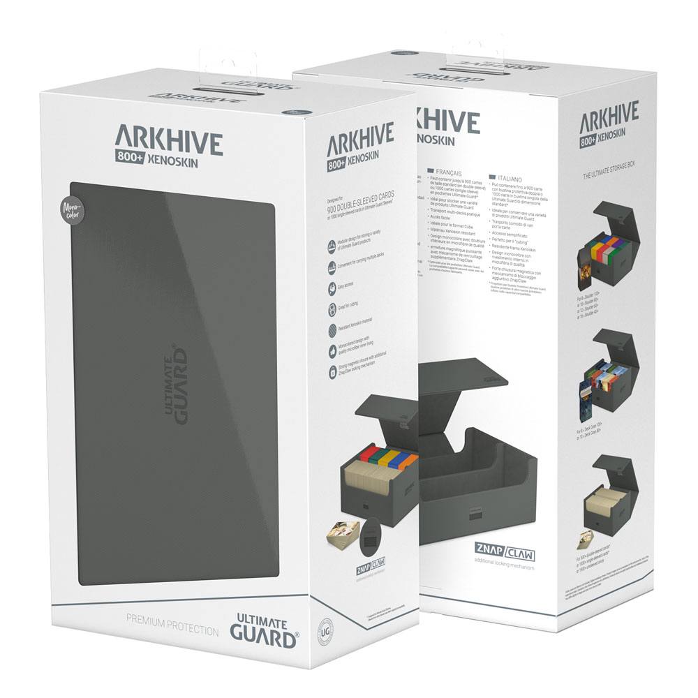 Ultimate Guard Arkhive 800+ Xenoskin -  Grey 4056133022309