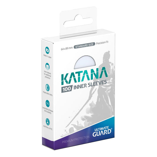 Ultimate Guard Katana Inner Sleeves Standard Size (100) 4056133024273