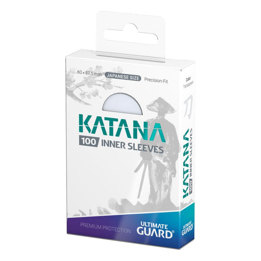 Ultimate Guard Katana Inner Sleeves Japanese Size (100) 4056133025041