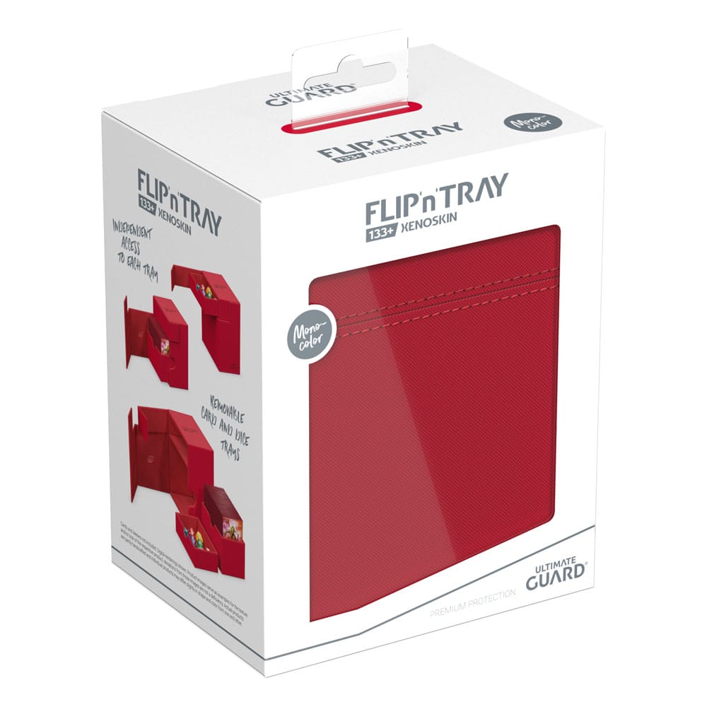 Ultimate Guard Flip`n`Tray 133+ XenoSkin Red 4056133025904