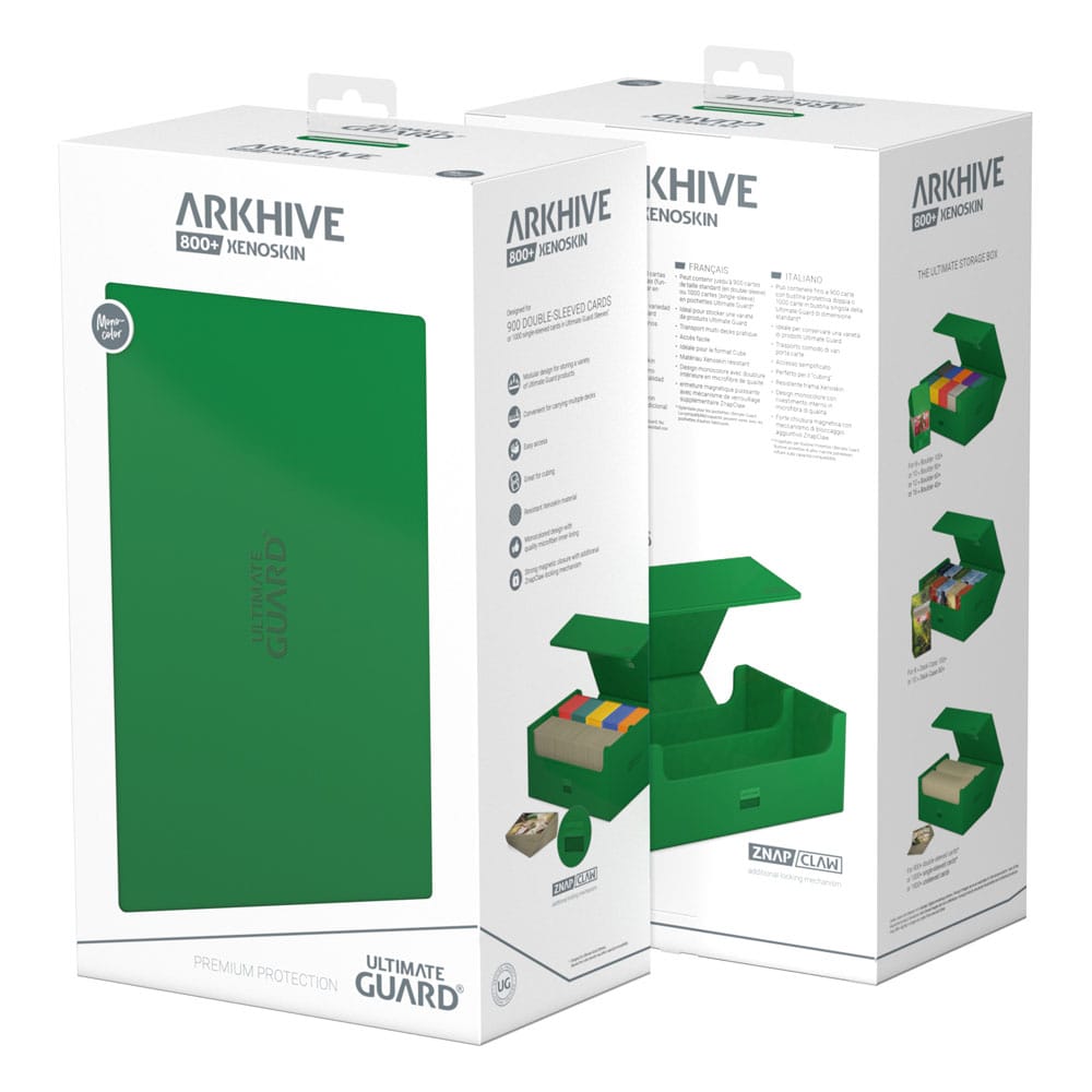 Ultimate Guard Arkhive 800+ Xenoskin -  Green 4056133026062