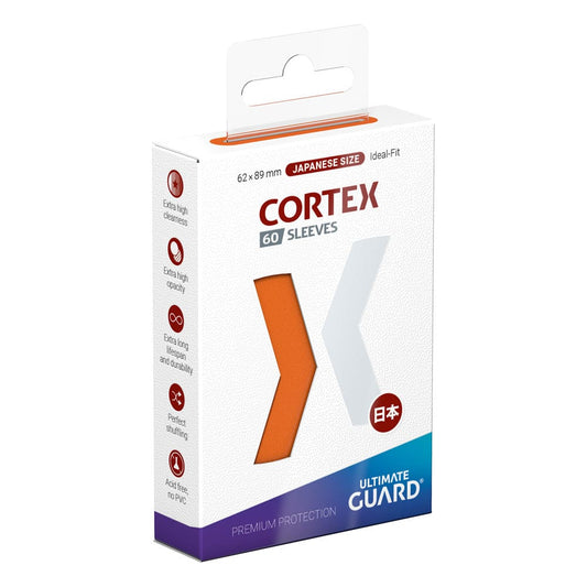 Ultimate Guard Cortex Sleeves Japanese Size (60) - Orange 4056133026536