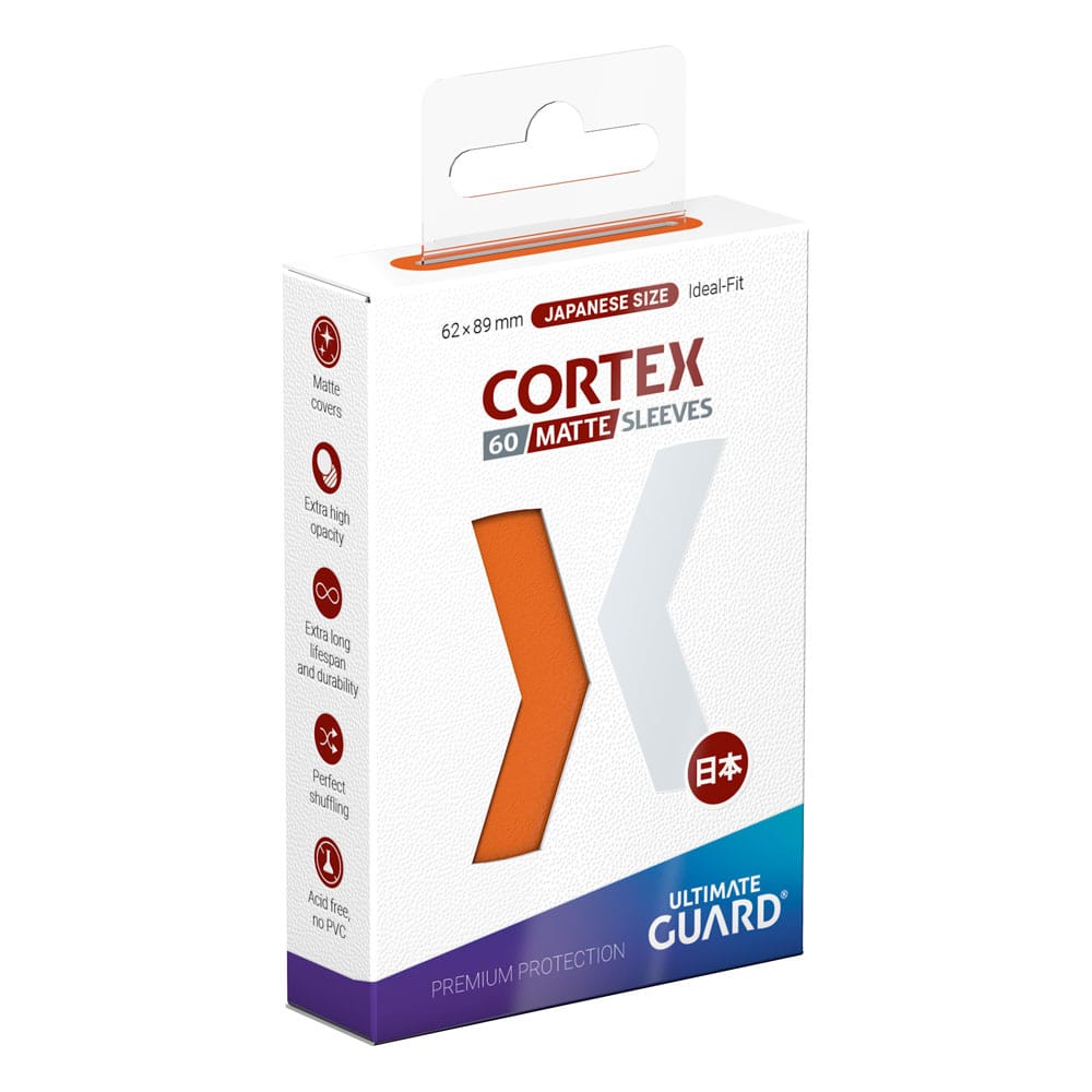 Ultimate Guard Cortex Sleeves Matte Japanese Size (60) - Orange 4056133026567