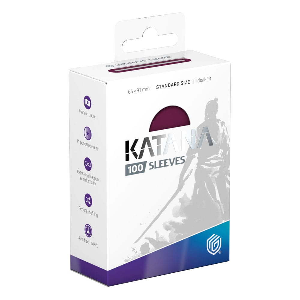 Ultimate Guard Katana Sleeves Standard Size (100) - Radiant Plum 4056133028219