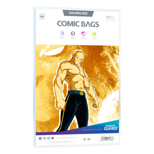 Ultimate Guard Comic Bags Standard (100) - Golden Size 4260250071663