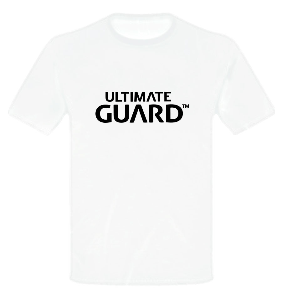 Ultimate Guard T-Shirt Wordmark White Size XXL 4056133001540