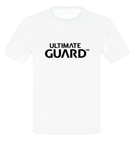 Ultimate Guard T-Shirt Wordmark White Size XXL 4056133001540