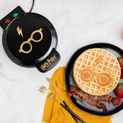 Harry Potter Waffle Maker Glasses and Lightning Bolt 0840790138879