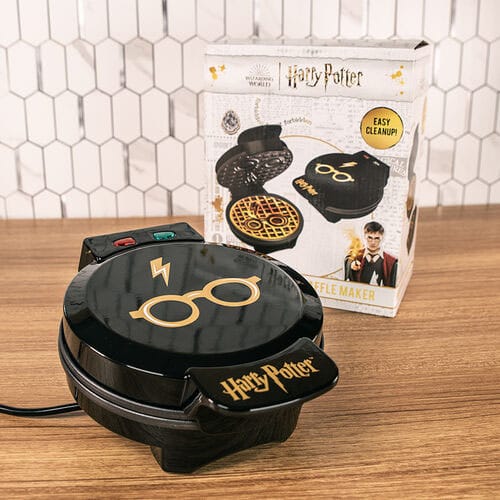 Harry Potter Waffle Maker Glasses and Lightning Bolt 0840790138879