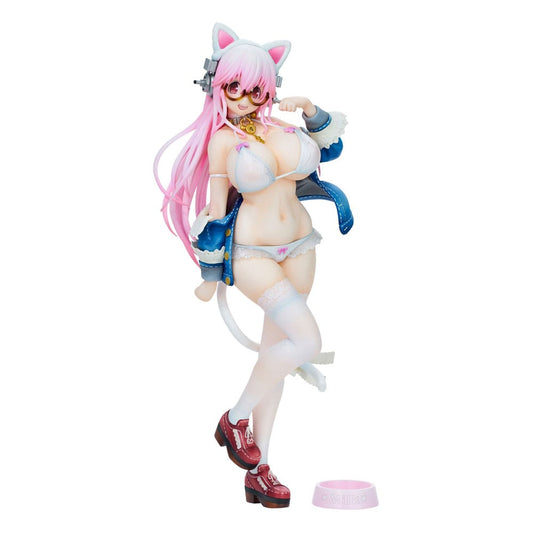 Super Sonico PVC Statue Super Sonico White Cat Ver. 27 cm 4589642715276