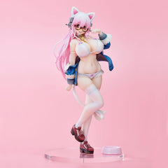 Super Sonico PVC Statue Super Sonico White Cat Ver. 27 cm 4589642715276