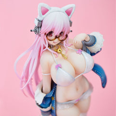 Super Sonico PVC Statue Super Sonico White Cat Ver. 27 cm 4589642715276