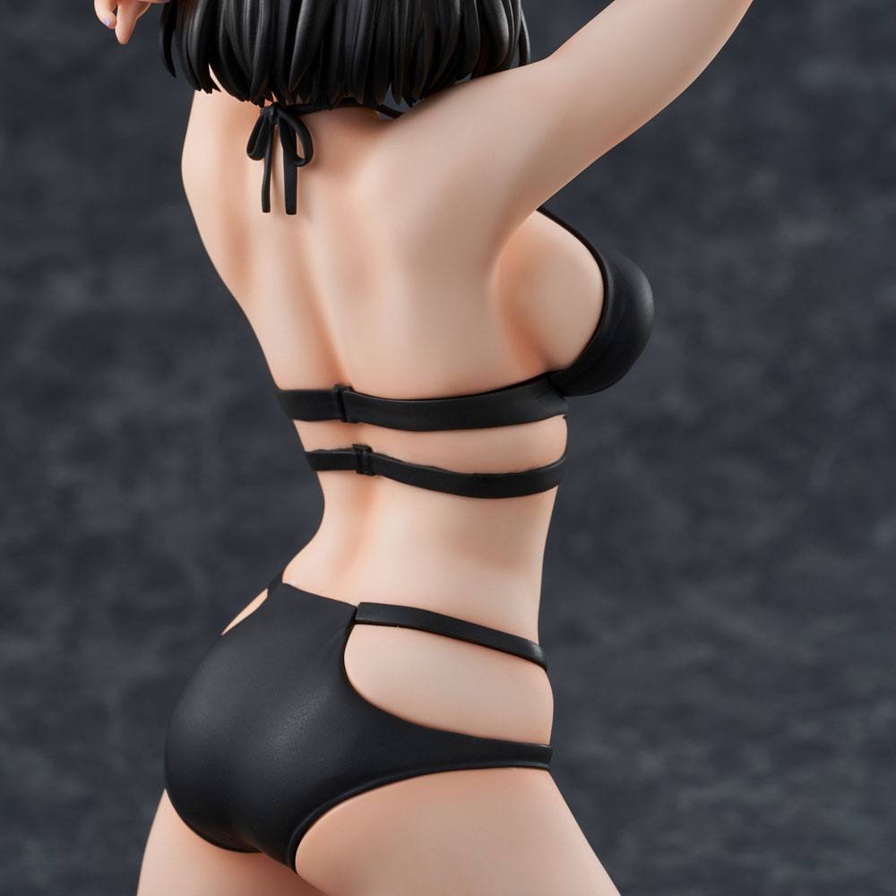 Ganbare Douki-chan PVC Statue Senpai-san Swimsuit Style 22 cm 4589642713104