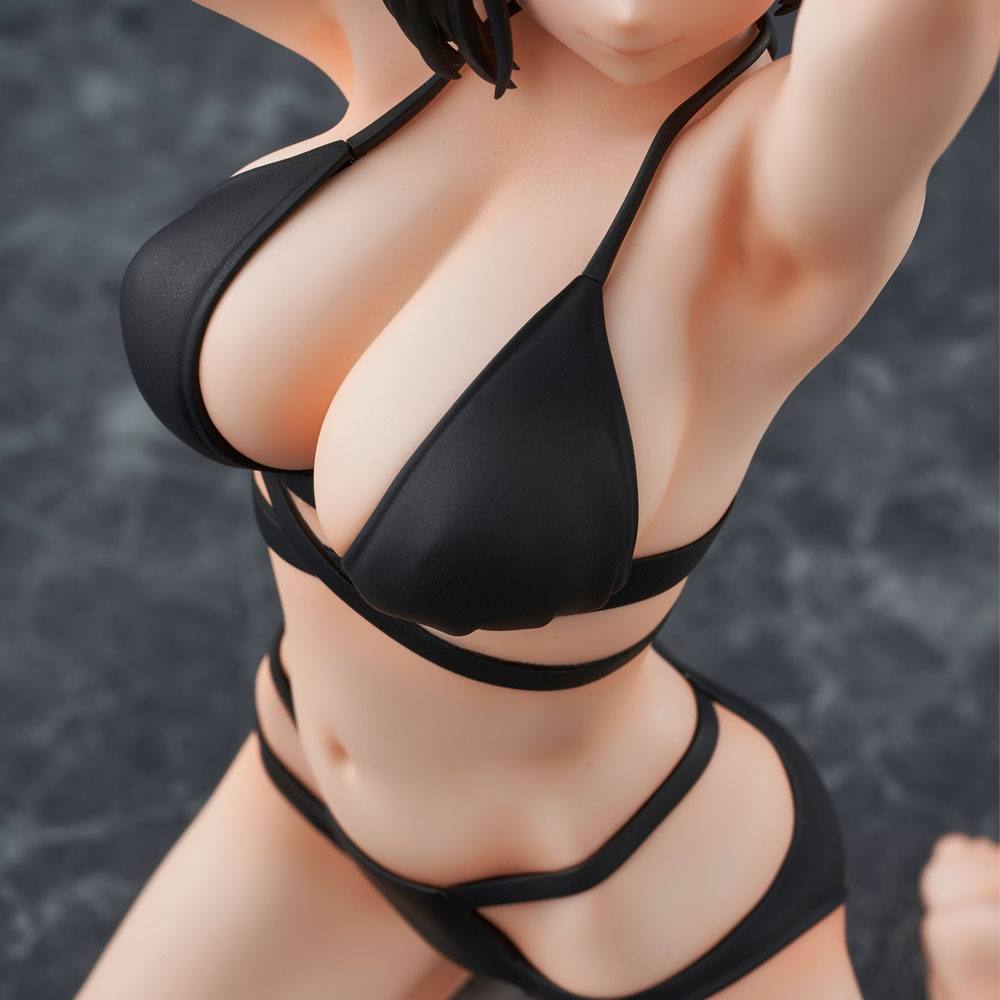 Ganbare Douki-chan PVC Statue Senpai-san Swimsuit Style 22 cm 4589642713104