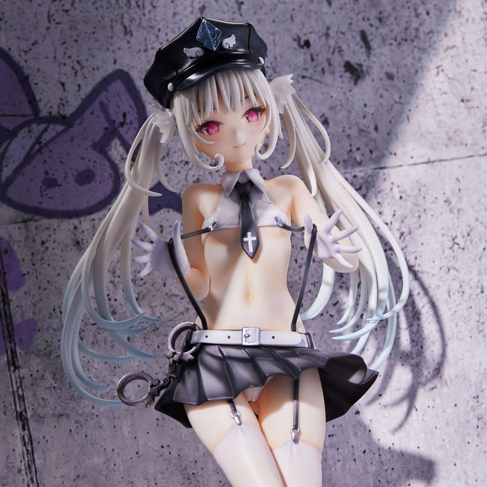 Original Character PVC Statue Angel Police Illustration by Rurudo 23 cm 4589642714309