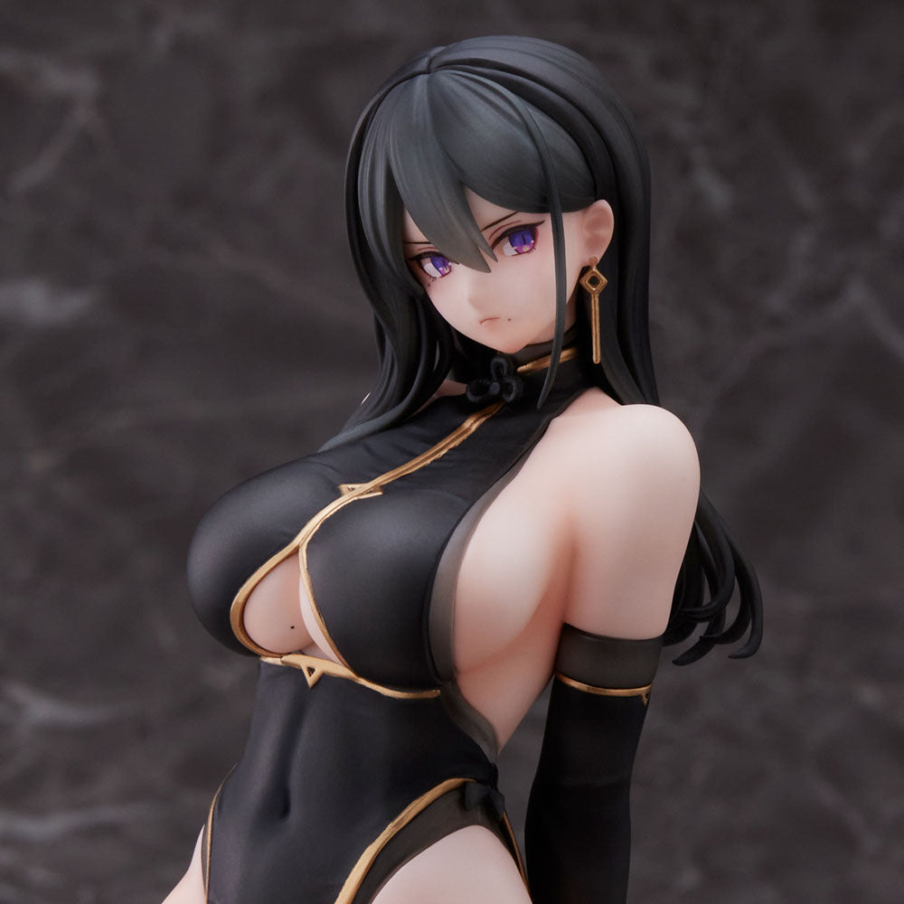 Original Character PVC Statue Hayabusa Illustration Black China Dress-chan 16 cm 4589642714477