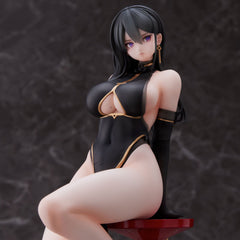 Original Character PVC Statue Hayabusa Illustration Black China Dress-chan 16 cm 4589642714477