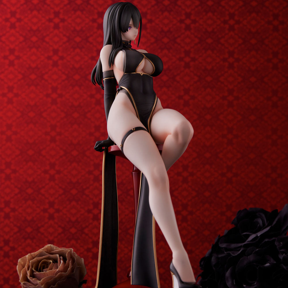 Original Character PVC Statue Hayabusa Illustration Black China Dress-chan 16 cm 4589642714477