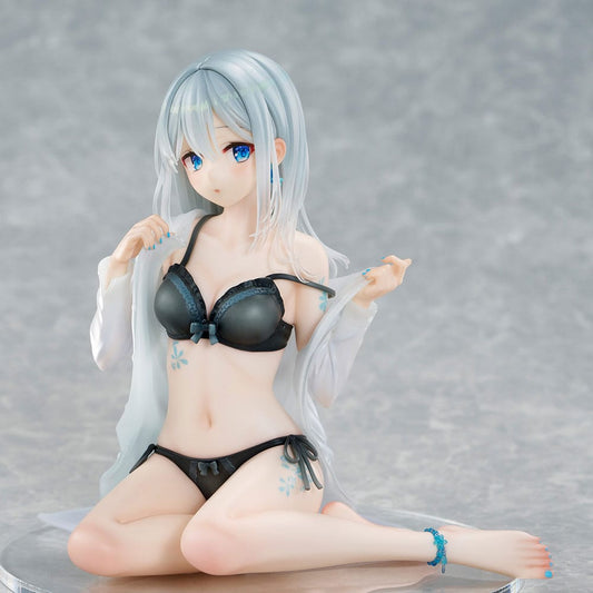 Original Character PVC Statue 1/7 Silver-Haired Girl Sky Blue Morning Special Outfit Ver. by Fuumi Illustration 16 cm 4589642715092