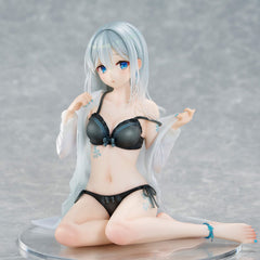 Original Character PVC Statue 1/7 Silver-Haired Girl Sky Blue Morning Special Outfit Ver. by Fuumi Illustration 16 cm 4589642715092