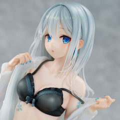 Original Character PVC Statue 1/7 Silver-Haired Girl Sky Blue Morning Special Outfit Ver. by Fuumi Illustration 16 cm 4589642715092